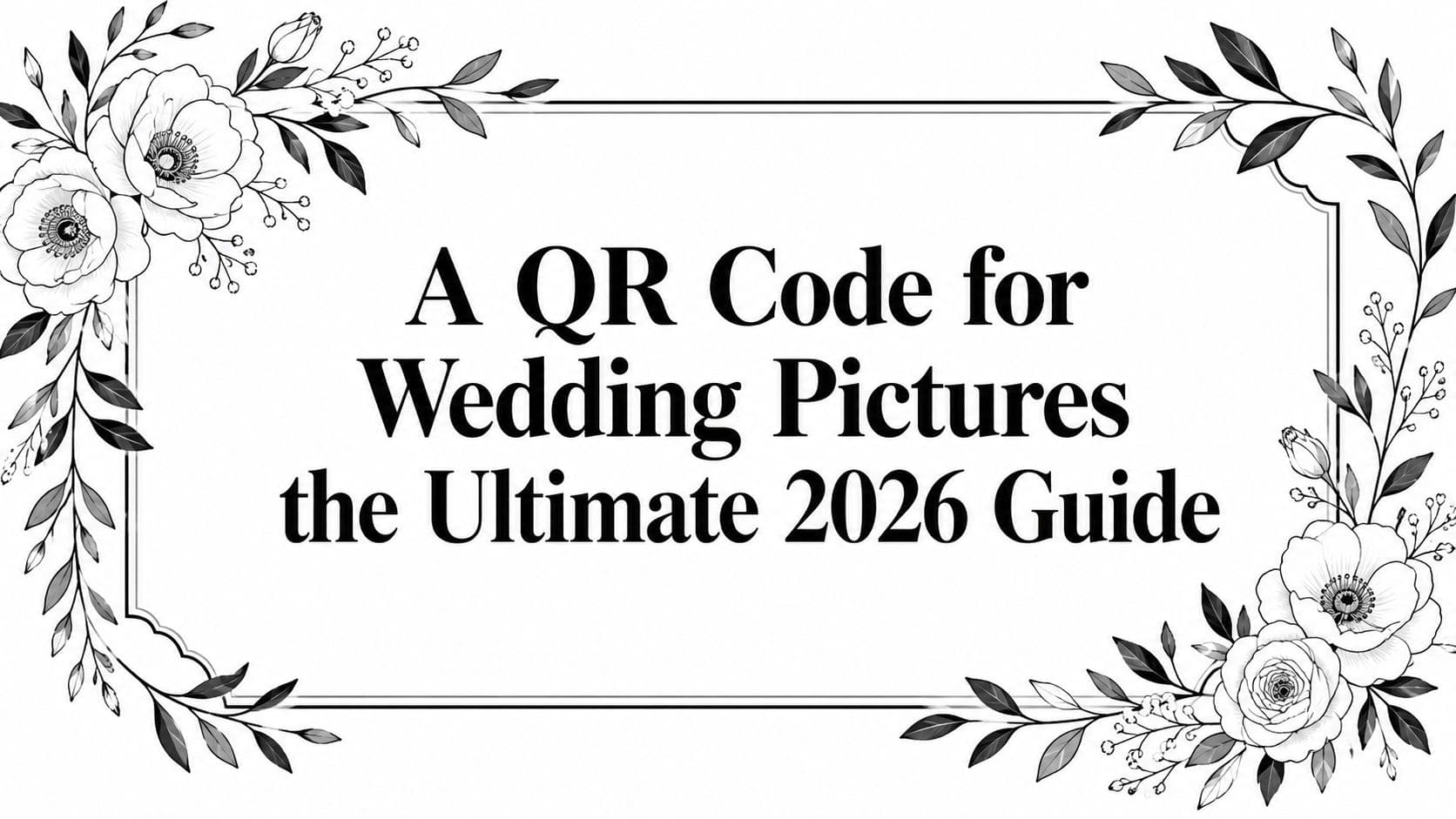 A QR Code for Wedding Pictures the Ultimate 2026 Guide