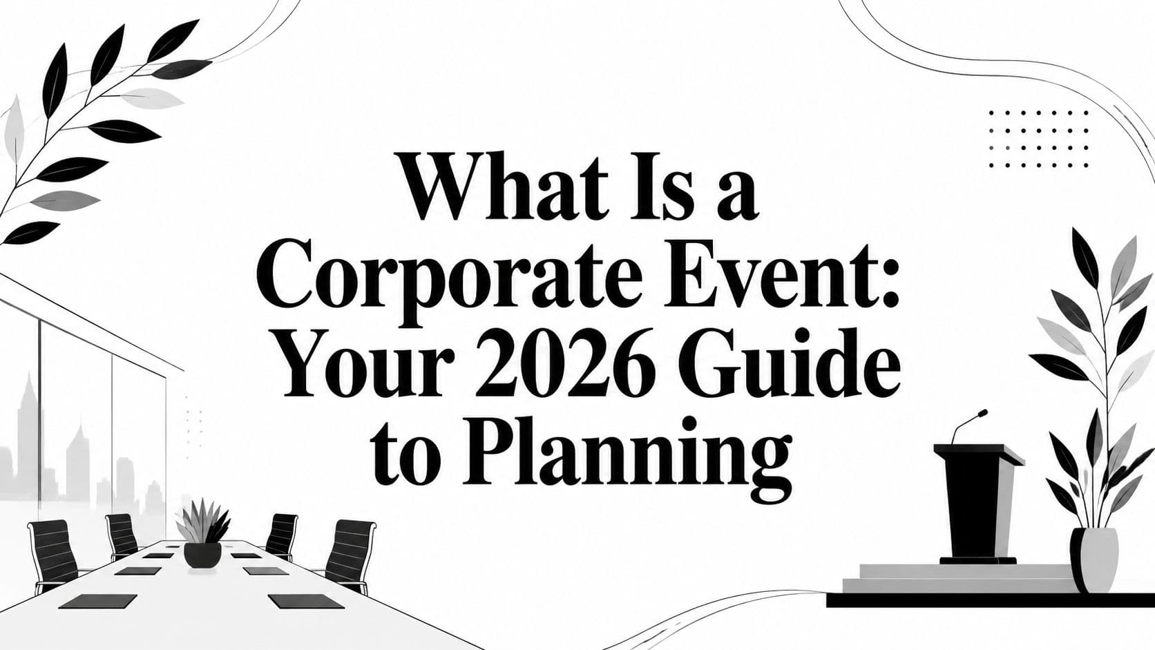What Is a Corporate Event: Your 2026 Guide to Planning